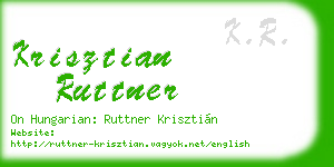 krisztian ruttner business card